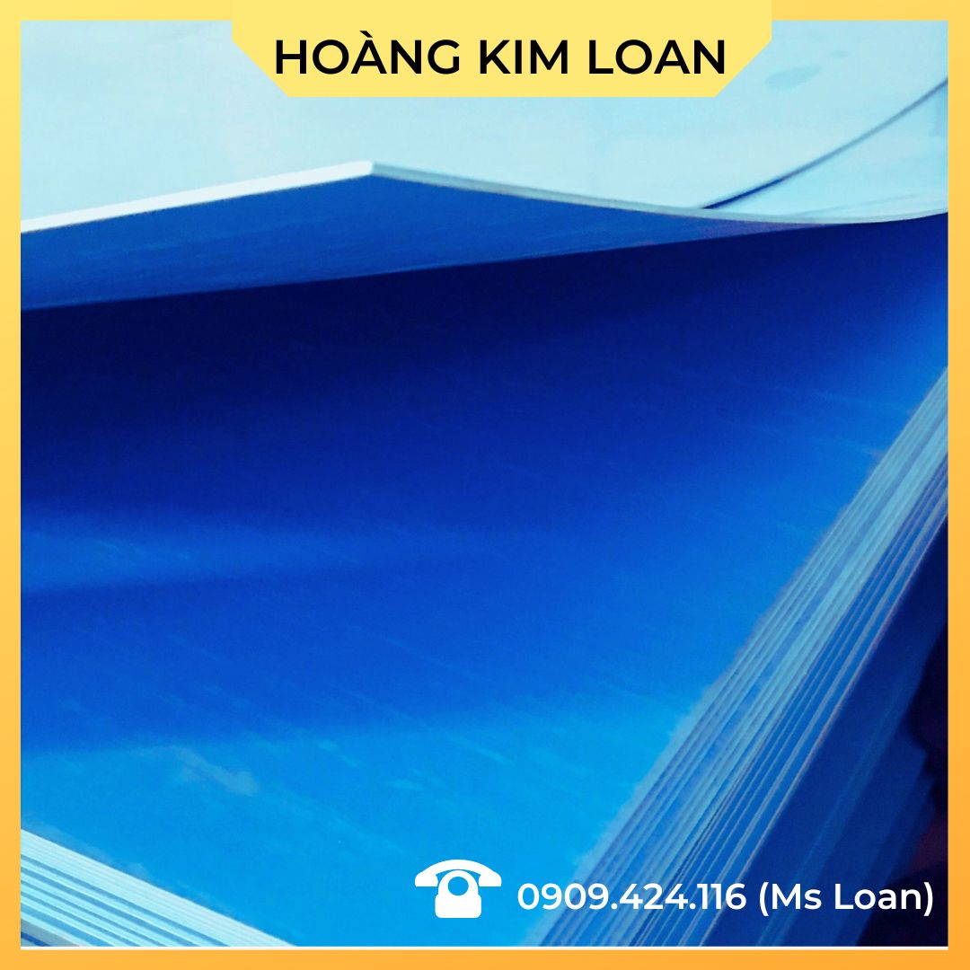 VÁN PVC XANH ĐỤC